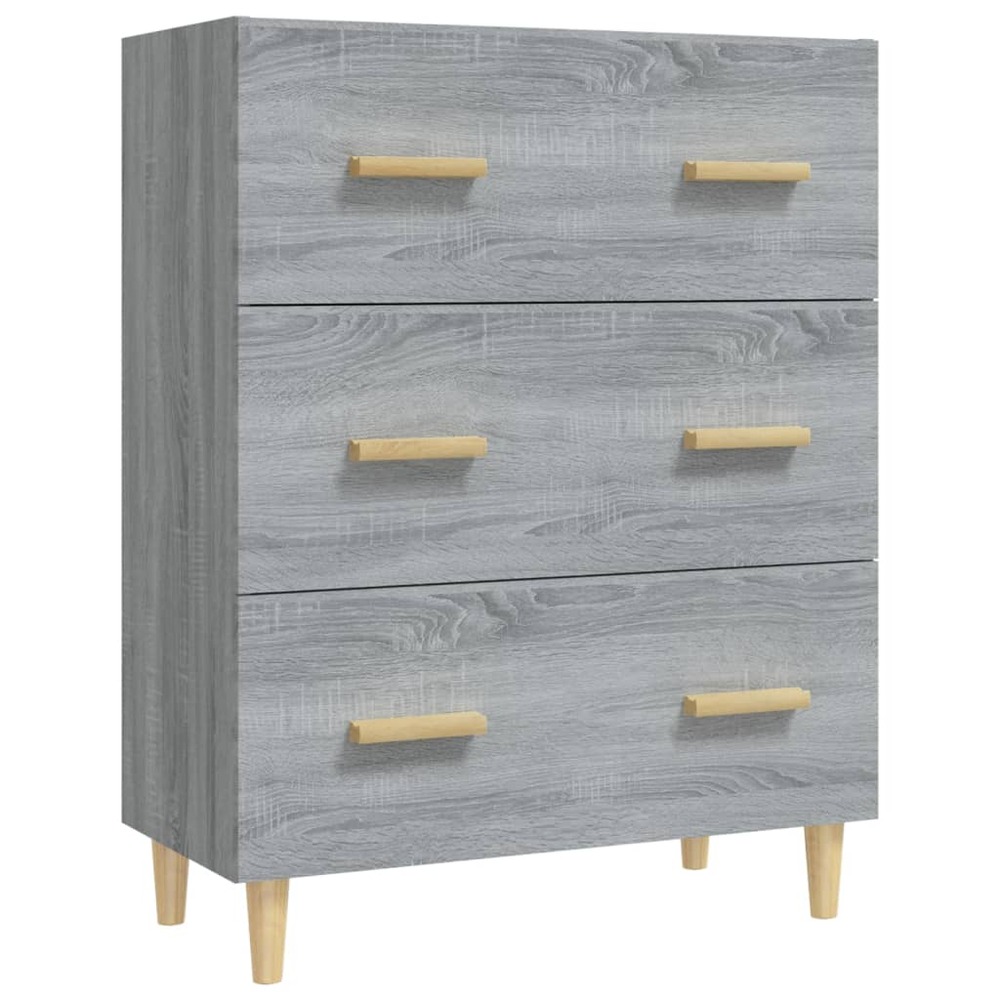 Buffet bahut commode armoire meuble de rangement organisateur cuisine salle de séjour salonsonoma 70 x 34 x 90 cm bois d'ingé