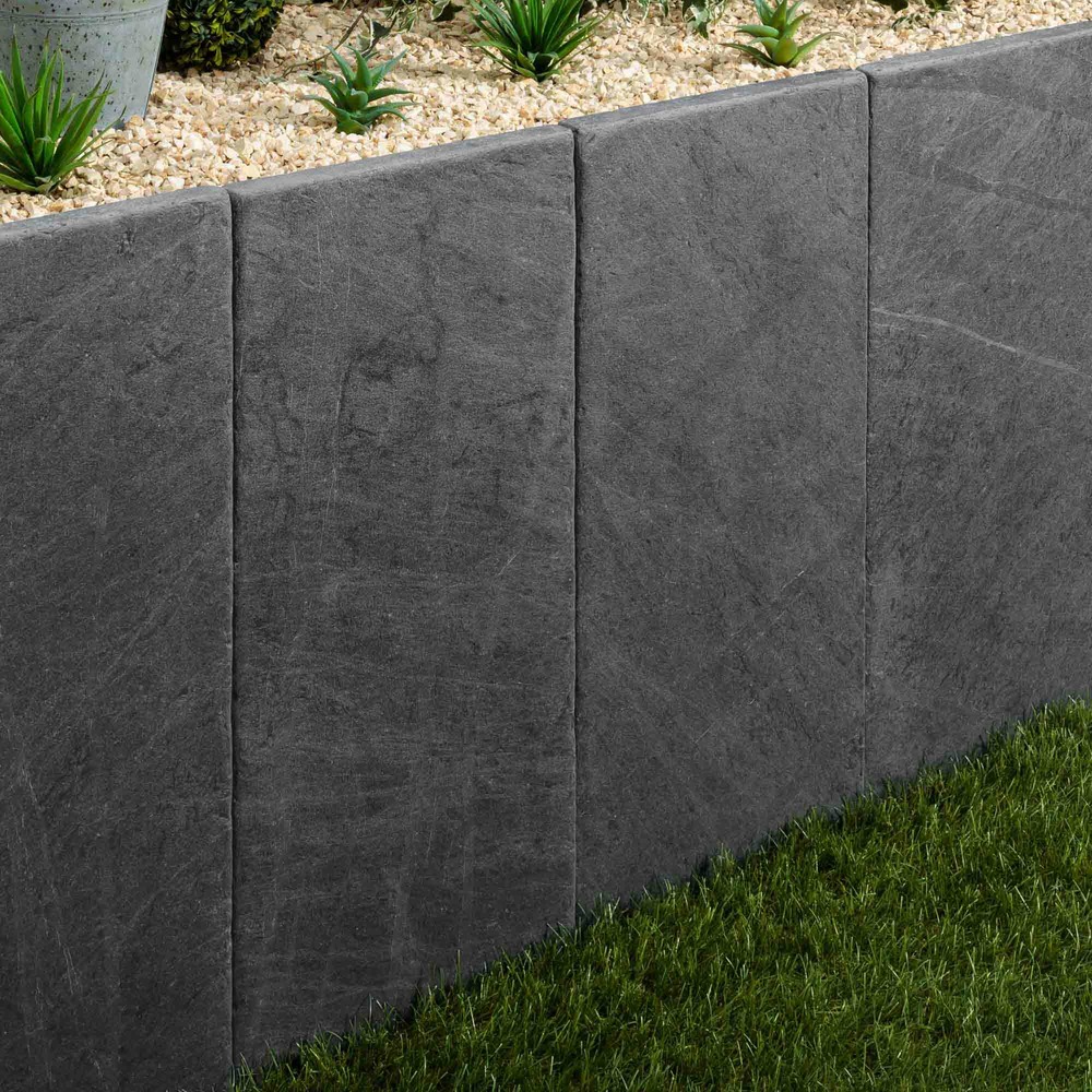 Palis ardoise noire vieillie 100x30x3 cm (à l'unité) - ro'ma nature