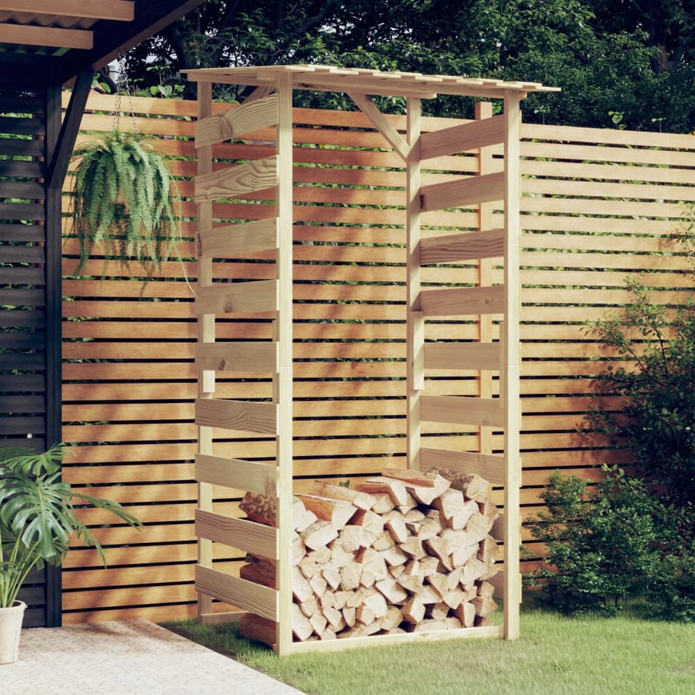 Pergola avec toit 100x90x200 cm bois de pin imprégné