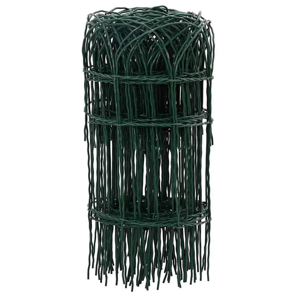 Bordure de pelouse fer enduit de poudre 10x0,4 m