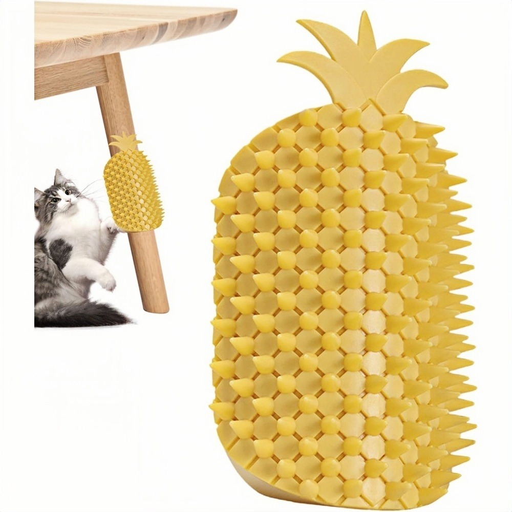 Brosse d'angle pour chat - self groomer mural pour poils longs et courts