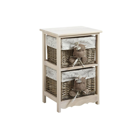 Commode 2 tiroirs hippopotames