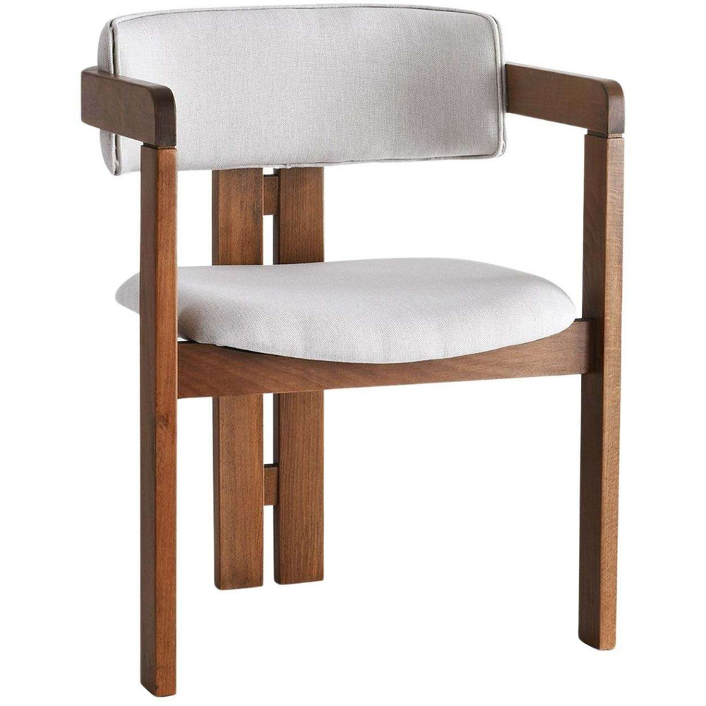 Chaise en bois et velours velvet