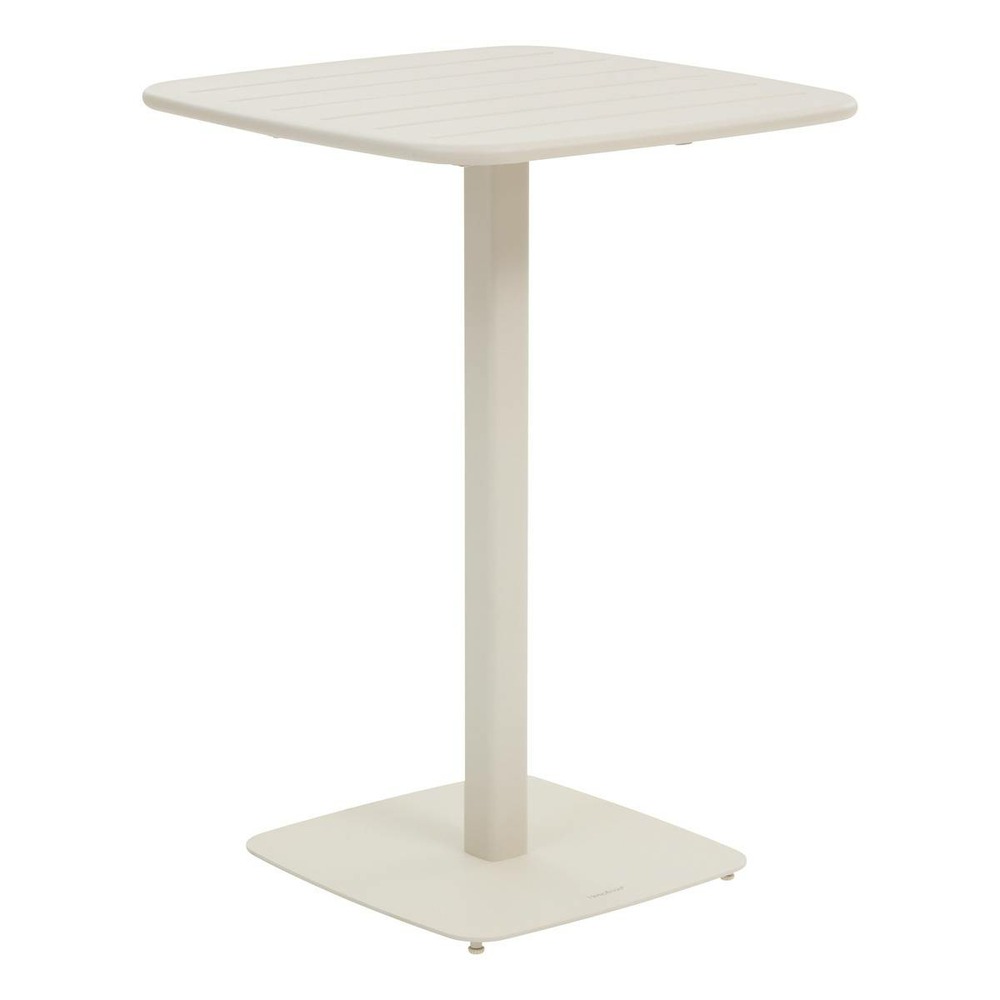 Table haute de jardin 2 places alegoria 70x70cm argile