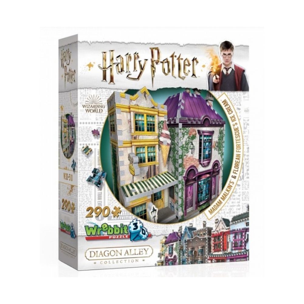 Puzzle 3d hp madame guipure et glaces 290 pieces
