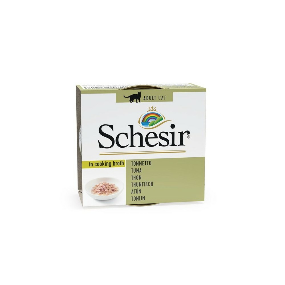 Bouillon thon chat (boite 70g) - schesir 70g