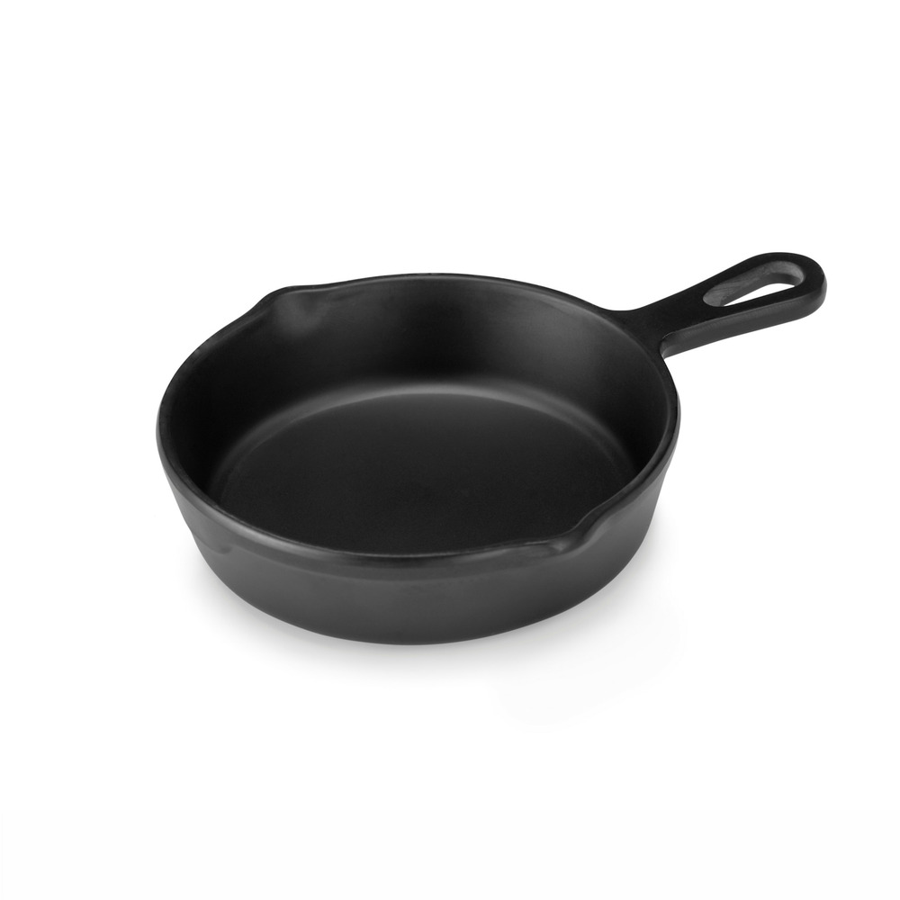 Mini poêle ronde mélamine noir ø 11 cm - pujadas