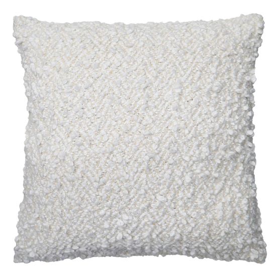 Housse de coussin bouclée