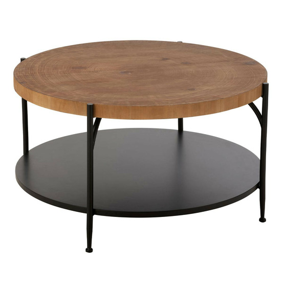 Table basse avec étagère