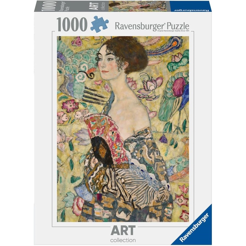 Puzzle la dame à l’éventail gustav klimt 1000 pcs