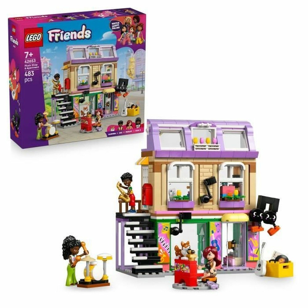 Lego friends le magasin de musique et l'appartement