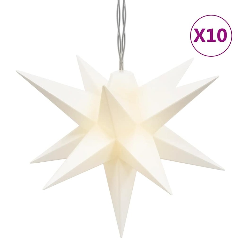 Lumière de noël 10 led blanc 10 cm
