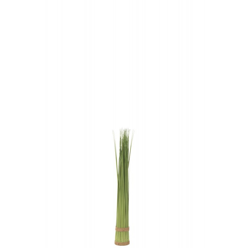 Botte d'herbes artificielles en plastique vert 9x9x74 cm
