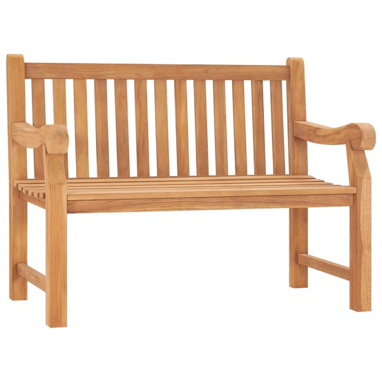 Banc de jardin meuble de patio d'extérieur terrasse 114 x 69 x 92 cm bois de teck solide
