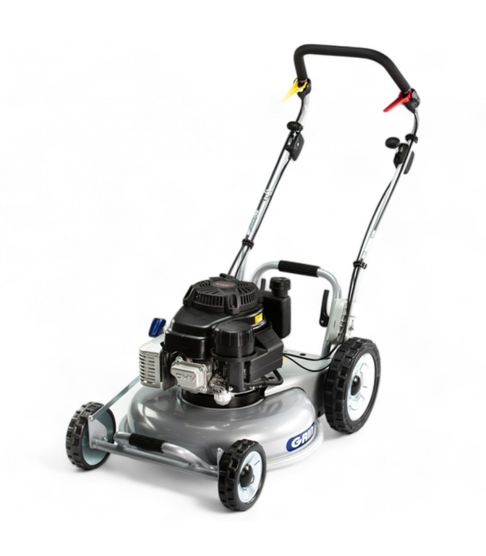 Tondeuse à gazon autotractée 53 cm - 3 000 m², mulching moteur kawasaki 179 cm3, démarrage électrique, 2 vitesses av -