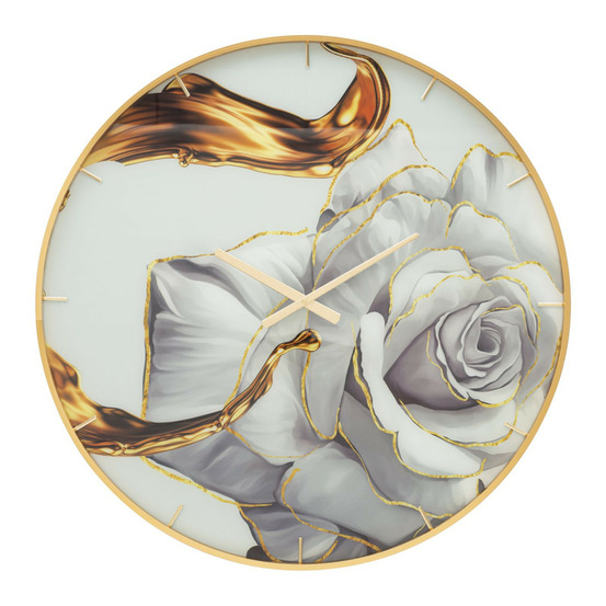 Horloge murale en verre