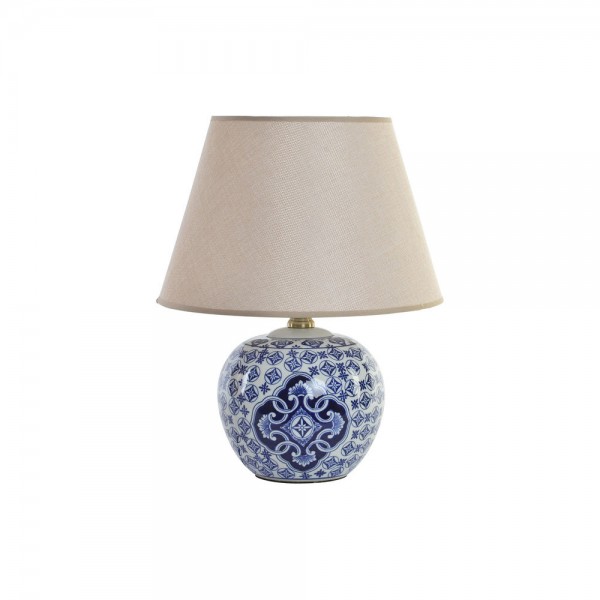 Lampe de bureau  bleu porcelaine (34 x 34 x 43 cm)