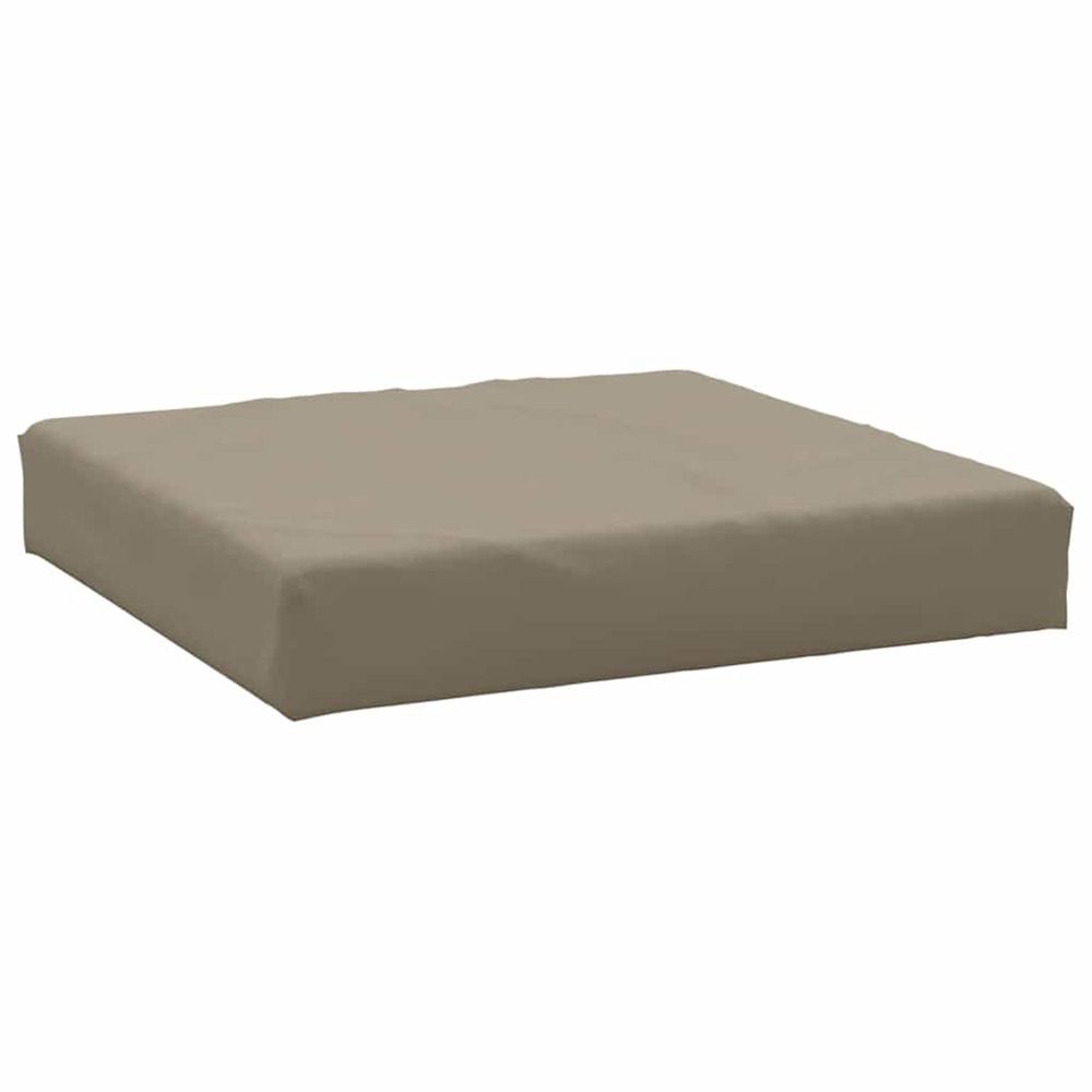 Coussin de palette taupe 60x60x6 cm tissu oxford