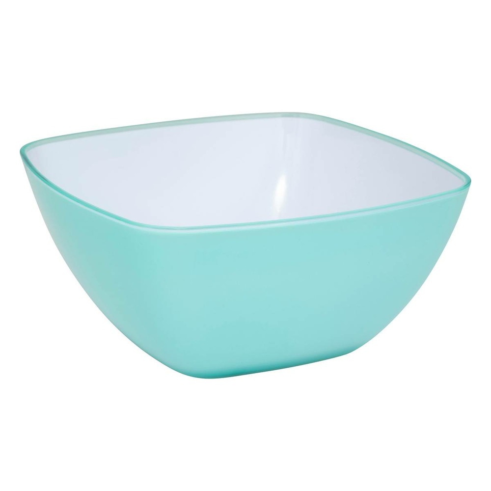 5five - saladier square vert menthe 25x25cm