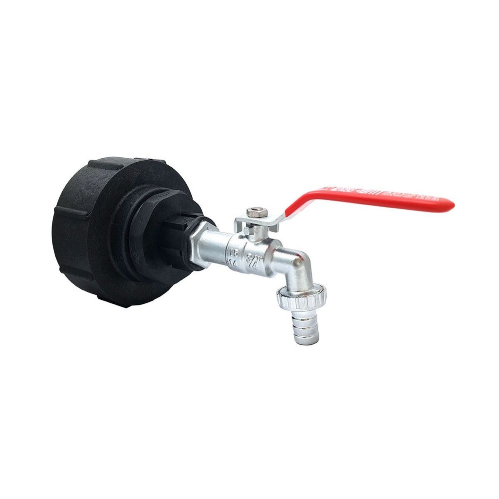 Raccord s100x8 - robinet laiton chromé sortie 20x27 cannelé 15mm
