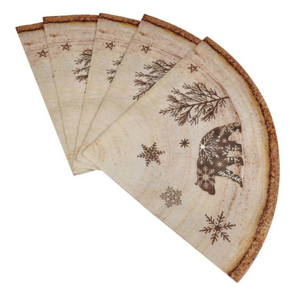 Lot de 12 serviettes en papier 