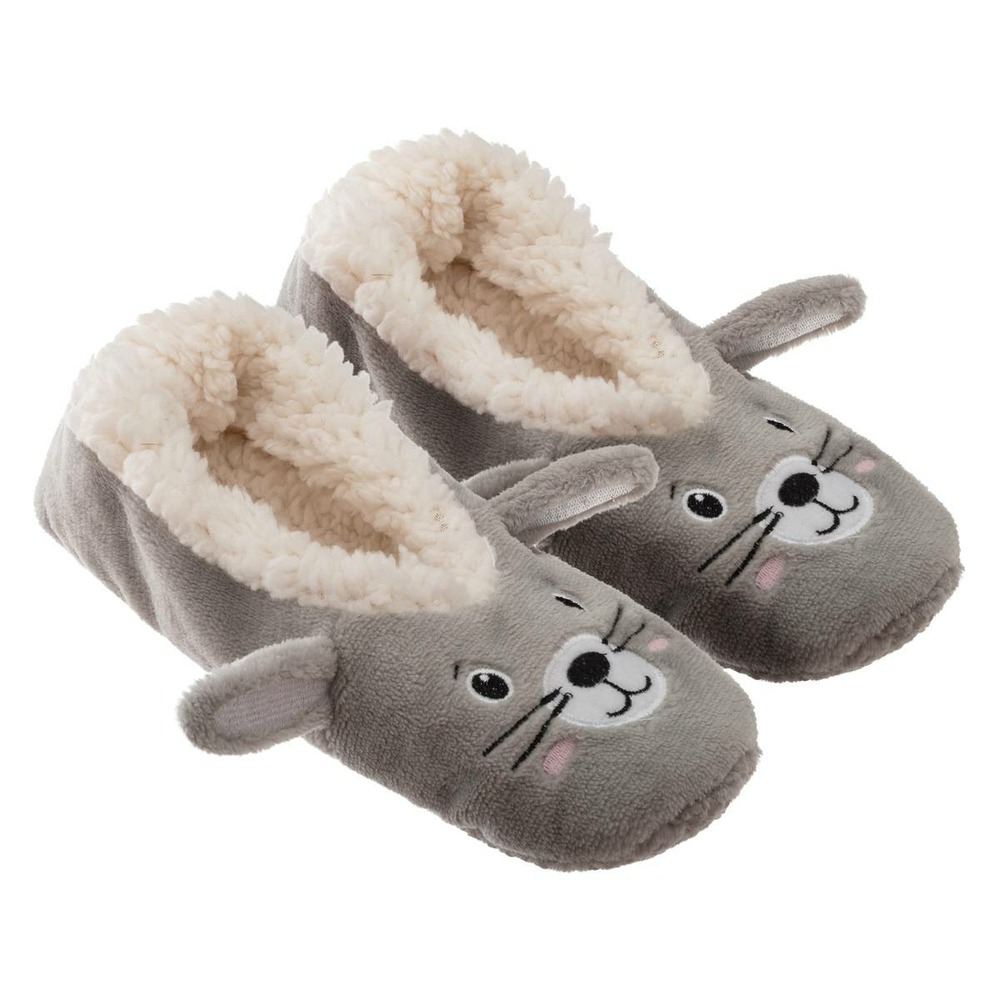 Chaussons animaux sherpa