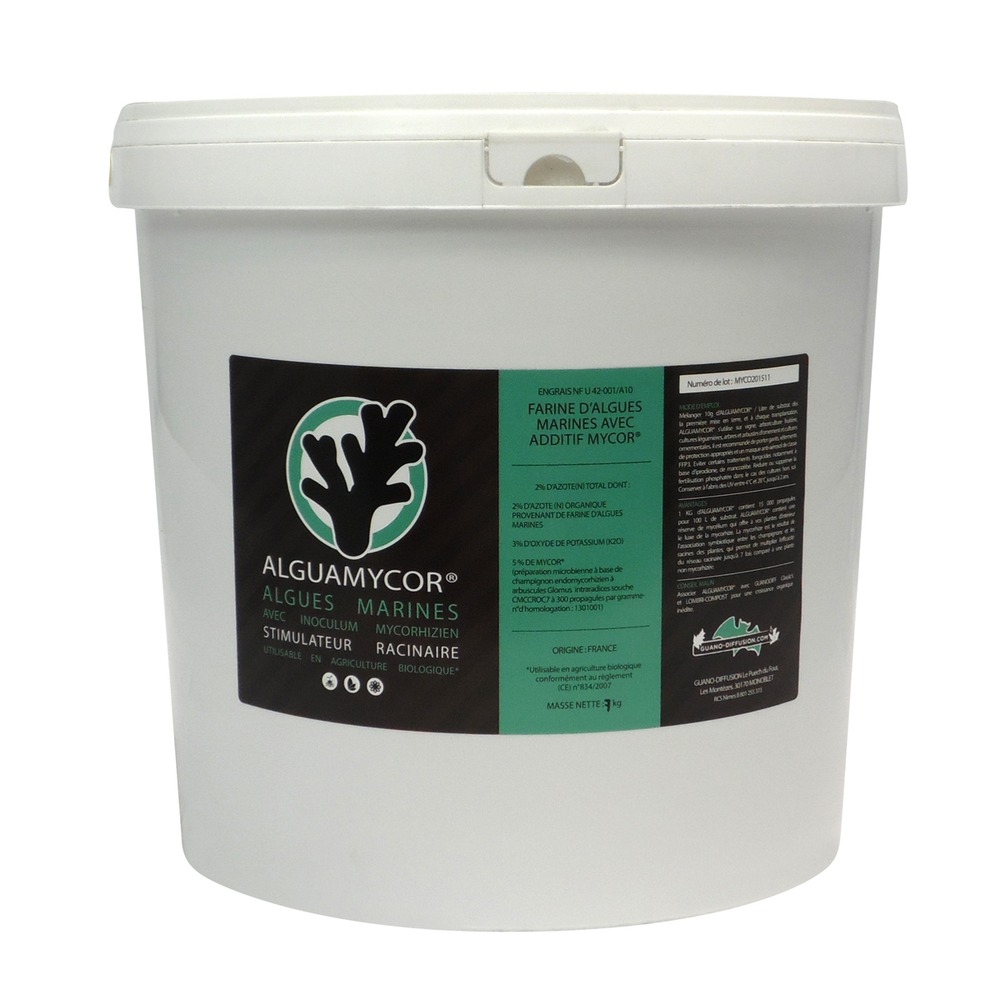 Booster racinaire alguamycor en seau de 7 kilos