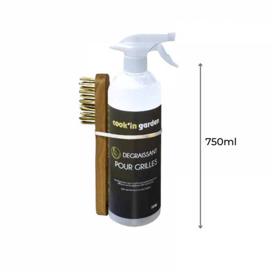 Nettoyant dégraissant spécial grille avec brosse