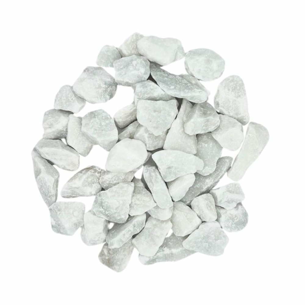 Pack 300kg gravier de marbre blanc de carrare ø 12/16 mm (12 sacs x 25kg) - livraison standard