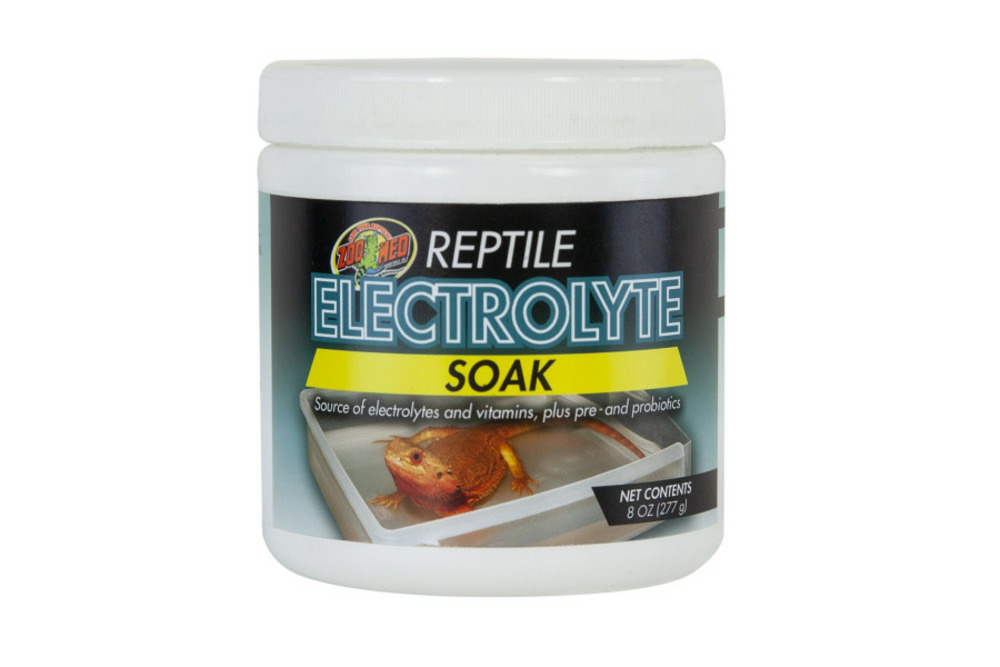 Electrolyte soak - bain d'électrolyte pour reptiles