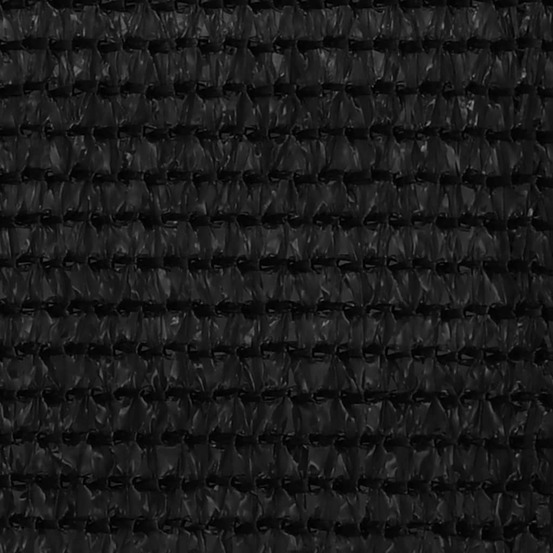 Écran de balcon noir 120x500 cm pehd