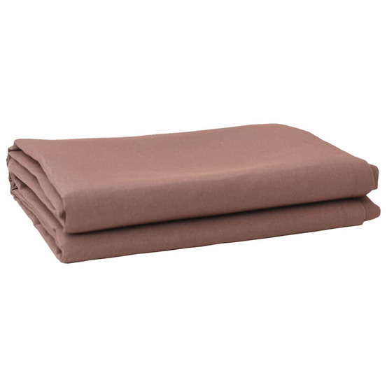 Toile de rechange pour store banne marron 10 x 1.6 m tissu