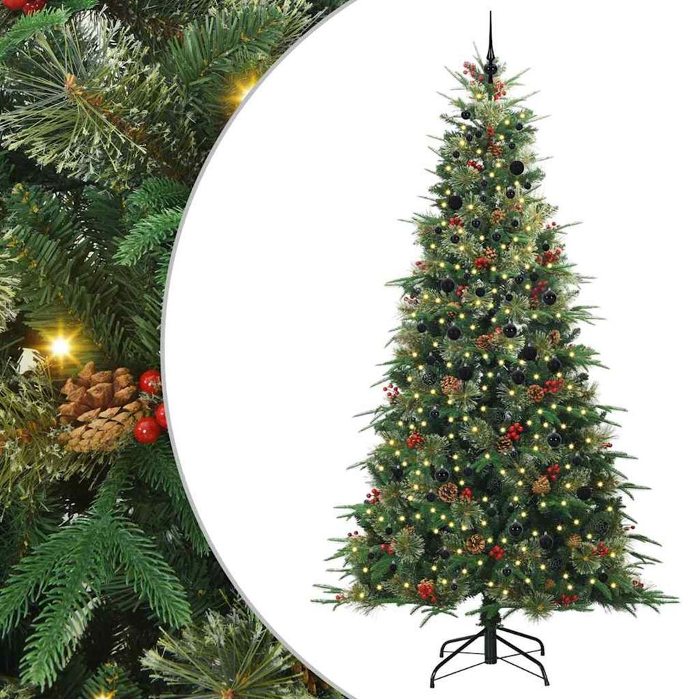Sapin de noël artificiel à branches articulées vert 240 cm