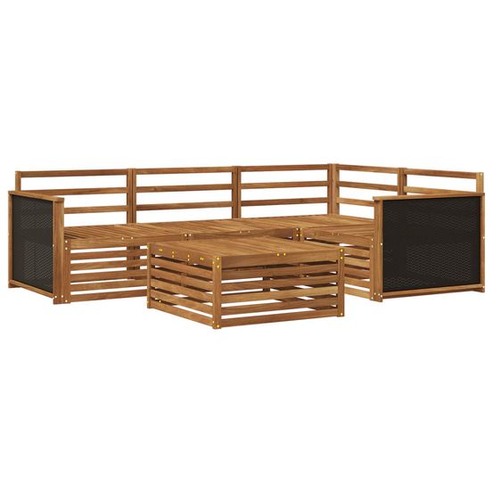 Ensemble de canapés d'extérieur 5 pc naturel