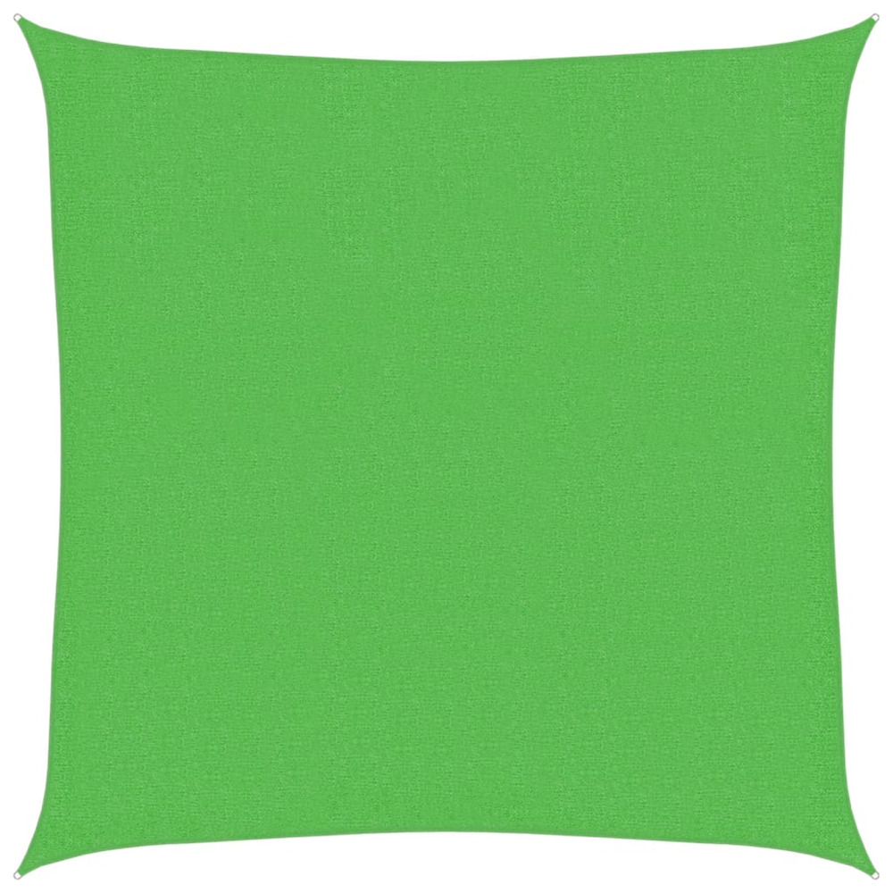 Voile d'ombrage 160 g/m² vert clair 3,6x3,6 m pehd