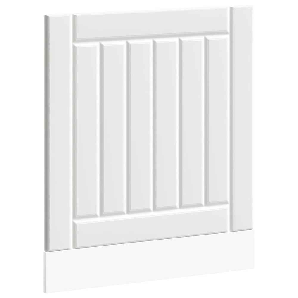 Panneau de lave-vaisselle lucca blanc bois d'ingénierie