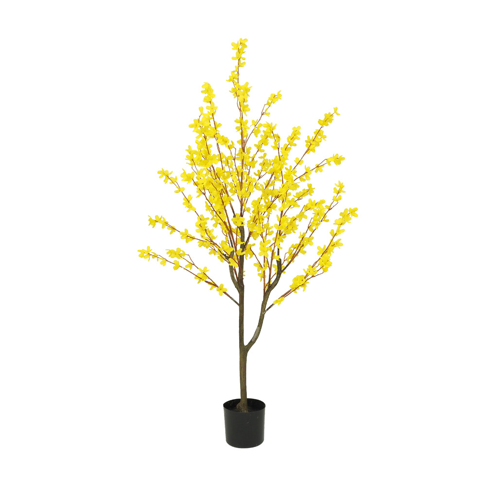 Forsythia artificiel jaune 150cm
