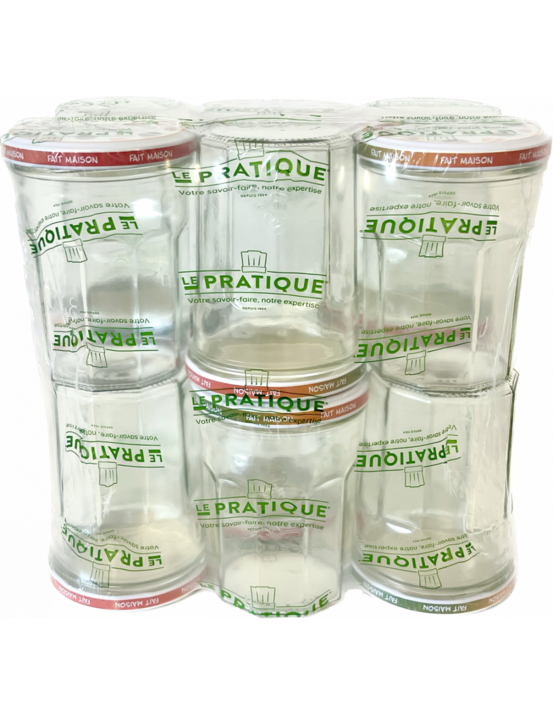Pots de confiture 385ml ø82mm pack de 12 - le pratique