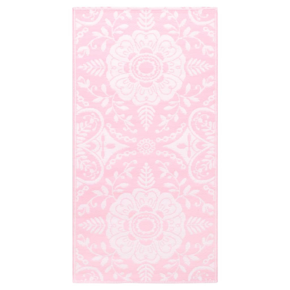Tapis d'extérieur arakil rose 80x150 cm pp
