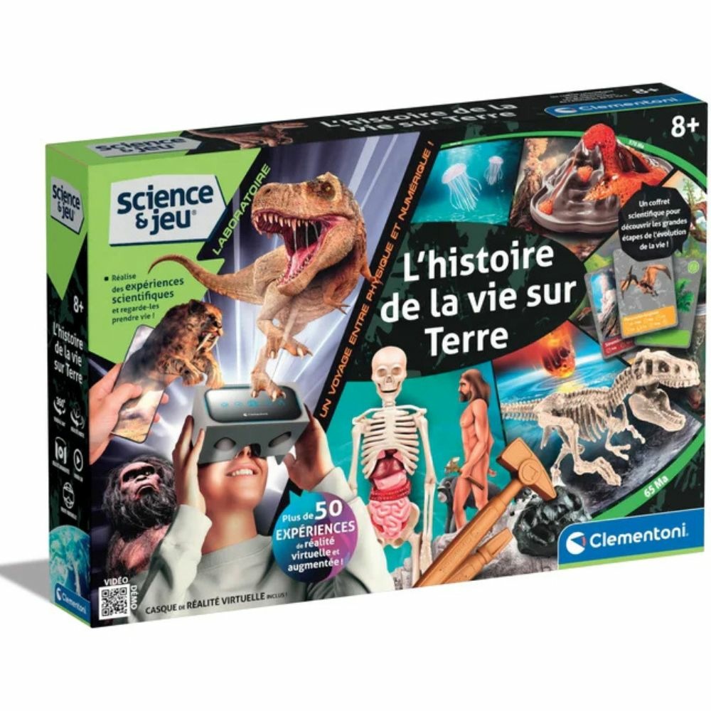 L'histoire de la vie sur terre - réalité virtuelle