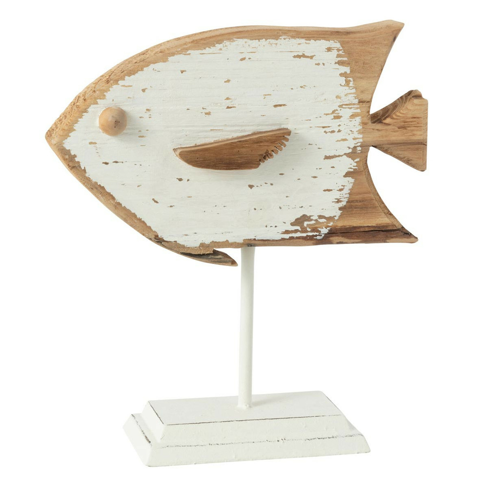 Statuette poisson sur pied 