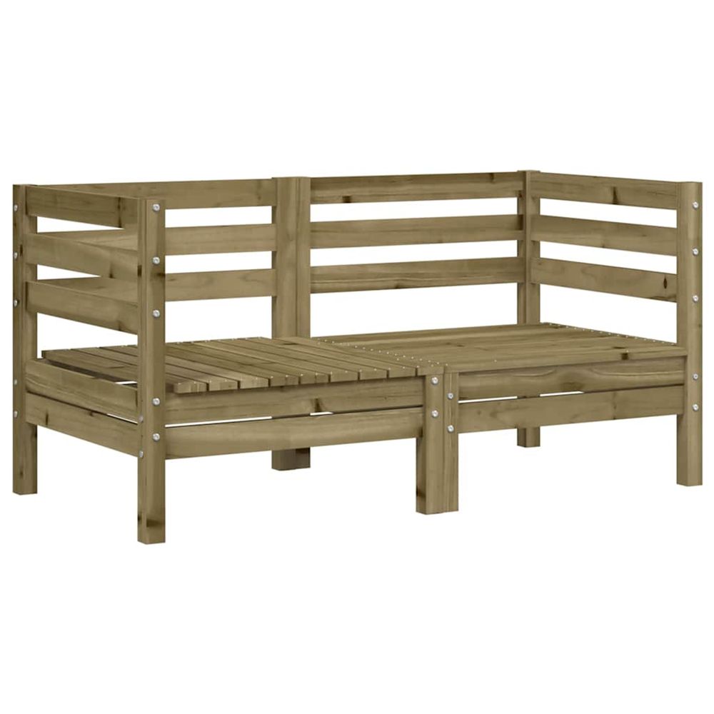 Corner sofa 2 pc treated pinewood under high pressure