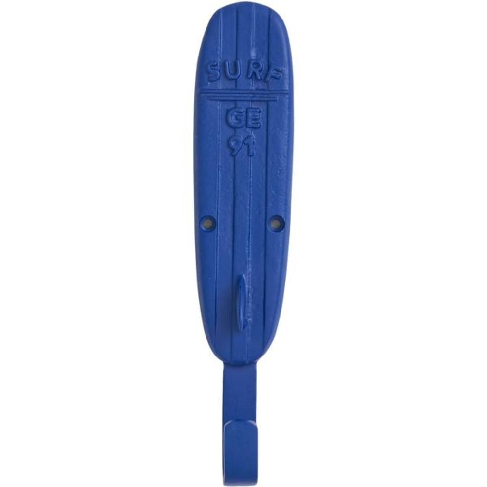 Patère planche de surf bleu