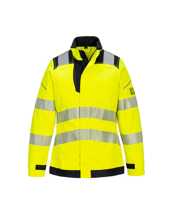 Veste de travail pour femmes pw3 fr hi-vis - l - jaune/noir - portwest