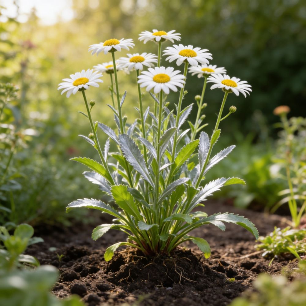 Marguerite silberprinzesschen 20cm godet 9cm - leucanthemum