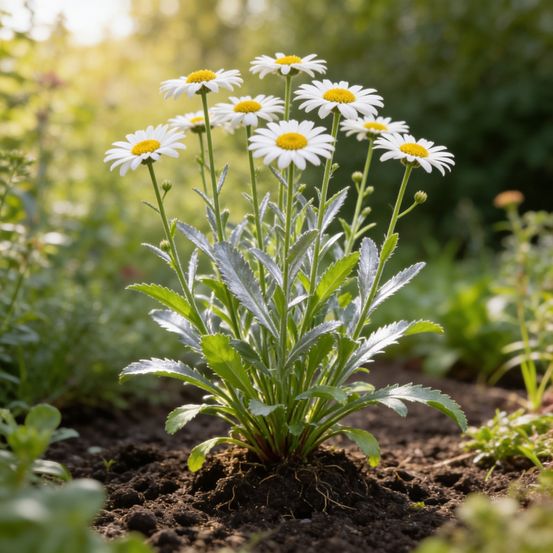 Marguerite silberprinzesschen 20cm godet 9cm - leucanthemum