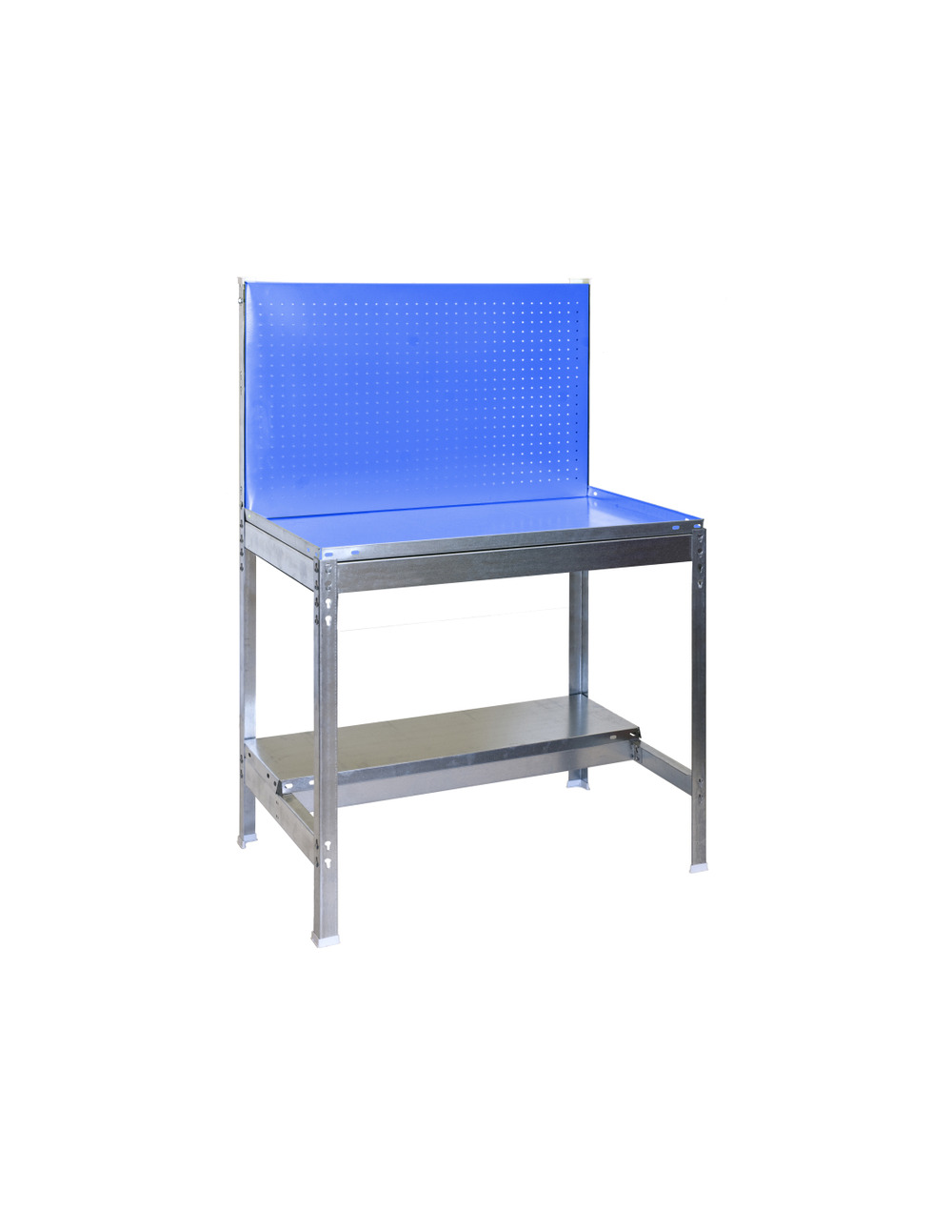 Etagère chariot simongarden bt2 mob. 1200x400 bleu/galva galva/bleu 1520x1200x400 - simonrack