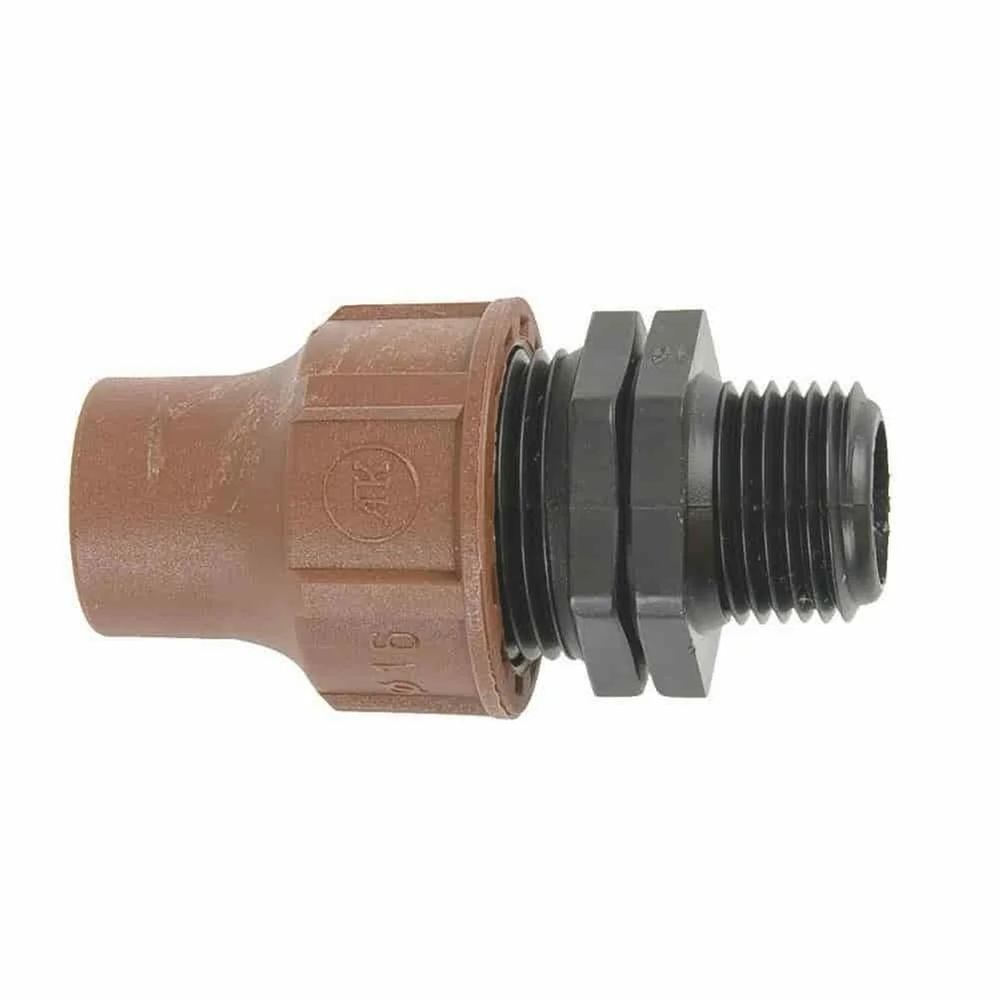 Raccord 3/4' pour arrosage, connecteur tuyau 16mm
