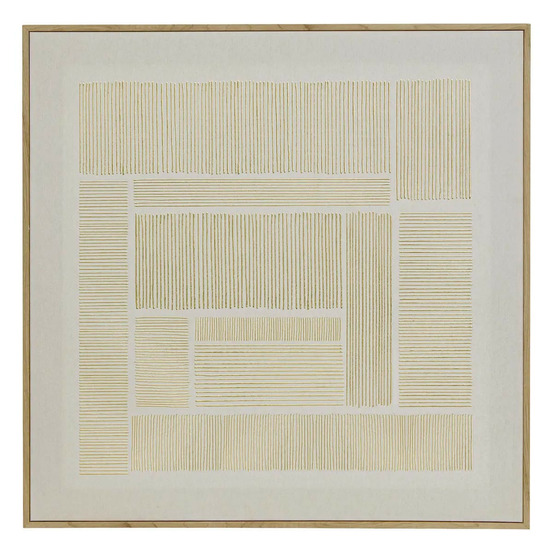 Toile imprimée métallisée