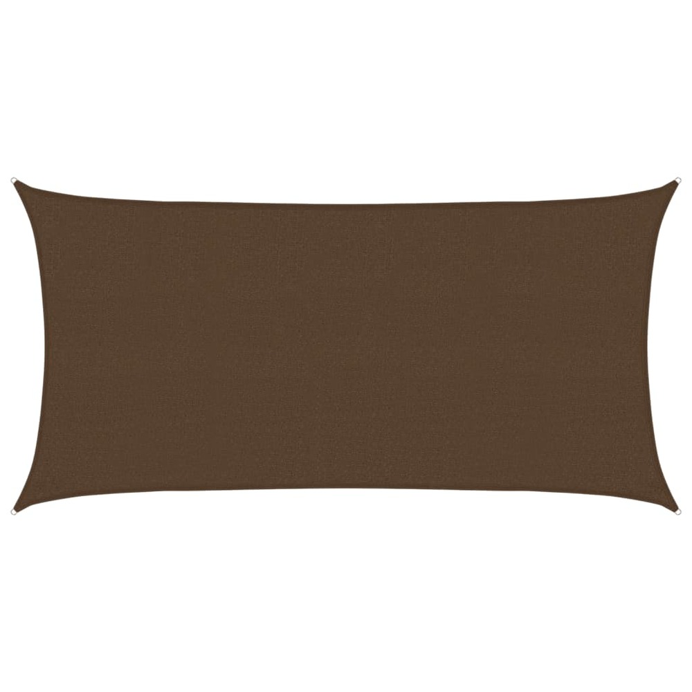 Voile d'ombrage 160 g/m² marron 2,5x4,5 m pehd